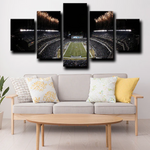 NFL Philadelphia Eagles Lincoln Financial Field Stadium 5 Piece Canvas Wall Art Painting Wallpaper Poster Picture Print Photo Decor