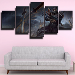 Tanks Soldiers Shen League of Legends Champion 5 Piece Canvas Wall Art Painting Wallpaper Poster Picture Print Photo Decor