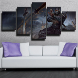 Tanks Soldiers Shen League of Legends Champion 5 Piece Canvas Wall Art Painting Wallpaper Poster Picture Print Photo Decor