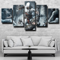 Assassin's Creed Bloodlines Altair Video Game 5 Piece Canvas Wall Art Painting Wallpaper Poster Picture Print Photo Decor