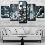 Assassin's Creed Bloodlines Altair Video Game 5 Piece Canvas Wall Art Painting Wallpaper Poster Picture Print Photo Decor