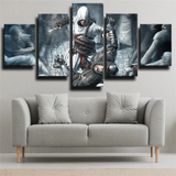 Assassin's Creed Bloodlines Altair Video Game 5 Piece Canvas Wall Art Painting Wallpaper Poster Picture Print Photo Decor