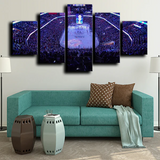 Tampa Bay Lightning Amalie Arena Stadium 5 Piece Canvas Wall Art Painting Wallpaper Poster Picture Print Photo Decor