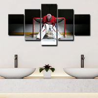 Carey Price NHL Montreal Canadiens Goaltender 5 Piece Canvas Wall Art Painting Wallpaper Poster Picture Print Photo Decor