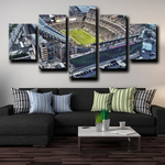 Philadelphia Eagles NFL Lincoln Financial Field Stadium 5 Piece Canvas Wall Art Painting Wallpaper Poster Picture Print Photo Decor