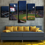 MLB Baseball Team Philadelphia Phillies Stadium 5 Piece Canvas Wall Art Painting Wallpaper Poster Picture Print Photo Decor