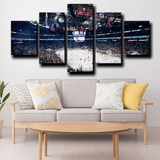 Carolina Hurricanes NHL Hockey Sports PNC Arena 5 Piece Canvas Wall Art Painting Wallpaper Poster Picture Print Photo Decor
