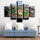 MLB San Diego Padres Baseball Team Field Stadium 5 Piece Canvas Wall Art Painting Wallpaper Poster Picture Print Photo Decor