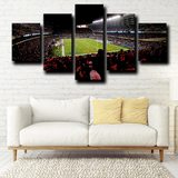 Chicago Bears Football Stadium Field Green 5 Piece Canvas Wall Art Painting Wallpaper Poster Picture Print Photo Decor