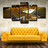 Golden State Warriors Oracle Arena NBA Stadium 5 Piece Canvas Wall Art Painting Wallpaper Poster Picture Print Photo Decor