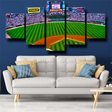 Chicago White Sox MLB Baseball Sports Team Stadium 5 Piece Canvas Wall Art Painting Wallpaper Poster Picture Print Photo Decor