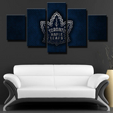 Toronto Maple Leafs NHL Hockey Sports Iron Logo 5 Piece Canvas Wall Art Painting Wallpaper Poster Picture Print Photo Decor