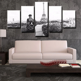 Paris Saint-Germain PSG Football Club Eiffel Tower 5 Piece Canvas Wall Art Painting Wallpaper Poster Picture Print Photo Decor