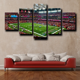 Atlanta Falcons Football Stadium Field 5 Piece Canvas Wall Art Painting Wallpaper Poster Picture Print Photo Decor