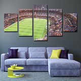 Camp Nou Stadium FC Barcelona Football Field 5 Piece Canvas Wall Art Painting Wallpaper Poster Picture Print Photo Decor