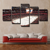 NHL Hockey Sports Team Ottawa Senators Stadium 5 Piece Canvas Wall Art Painting Wallpaper Poster Picture Print Photo Decor