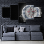 Winnipeg Jets NHL Hockey Sports Team Ice Logo 5 Piece Canvas Wall Art Painting Wallpaper Poster Picture Print Photo Decor