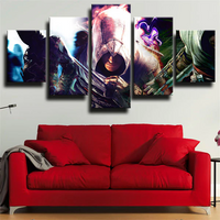 Assassin’s Creed Revelations Video Game 5 Piece Canvas Wall Art Painting Wallpaper Poster Picture Print Photo Decor