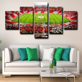FC Bayern Munich Football Team Arena Stadium 5 Piece Canvas Wall Art Painting Wallpaper Poster Picture Print Photo Decor