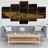 Arena TD Garden Boston Bruins NHL Hockey Sports 5 Piece Canvas Wall Art Painting Wallpaper Poster Picture Print Photo Decor