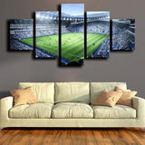 Tottenham Hotspur FC Spurs Stadium Green Field 5 Piece Canvas Wall Art Painting Wallpaper Poster Picture Print Photo Decor