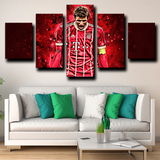Thomas Muller Bayern Munich Forward Football Legend 5 Piece Canvas Wall Art Painting Wallpaper Poster Picture Print Photo Decor