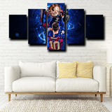 FC Barcelona Champion Lionel Messi Football Legend 5 Piece Canvas Wall Art Painting Wallpaper Poster Picture Print Photo Decor