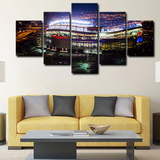 NFL Football Team Denver Broncos Arena Stadium 5 Piece Canvas Wall Art Painting Wallpaper Poster Picture Print Photo Decor