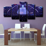 Tampa Bay Lightning Amalie Arena Stadium 5 Piece Canvas Wall Art Painting Wallpaper Poster Picture Print Photo Decor