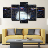 Buffalo Sabres NHL Hockey Sports Stadium Court 5 Piece Canvas Wall Art Painting Wallpaper Poster Picture Print Photo Decor
