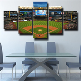 Milwaukee Brewers MLB Baseball Miller Park 5 Piece Canvas Wall Art Painting Wallpaper Poster Picture Print Photo Decor