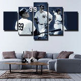 Aaron Judge Legend New York Yankees Slugger #99 5 Piece Canvas Wall Art Painting Wallpaper Poster Picture Print Photo Decor