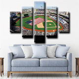 MLB San Diego Padres Baseball Team Field Stadium 5 Piece Canvas Wall Art Painting Wallpaper Poster Picture Print Photo Decor