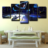 Amalie Arena Stadium Tampa Bay Lightning 5 Piece Canvas Wall Art Painting Wallpaper Poster Picture Print Photo Decor