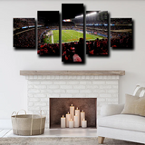 Chicago Bears Football Stadium Field Green 5 Piece Canvas Wall Art Painting Wallpaper Poster Picture Print Photo Decor