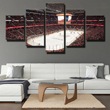NHL Hockey Sports Team Ottawa Senators Stadium 5 Piece Canvas Wall Art Painting Wallpaper Poster Picture Print Photo Decor
