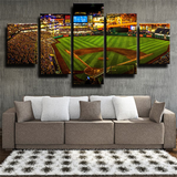 Pittsburgh Pirates MLB Baseball Sports Stadium 5 Piece Canvas Wall Art Painting Wallpaper Poster Picture Print Photo Decor
