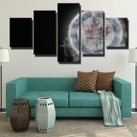 Winnipeg Jets NHL Hockey Sports Team Ice Logo 5 Piece Canvas Wall Art Painting Wallpaper Poster Picture Print Photo Decor