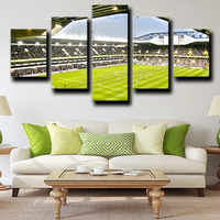 Tottenham Hotspur FC Premier League Team Stadium 5 Piece Canvas Wall Art Painting Wallpaper Poster Picture Print Photo Decor