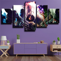 Assassin’s Creed Revelations Video Game 5 Piece Canvas Wall Art Painting Wallpaper Poster Picture Print Photo Decor
