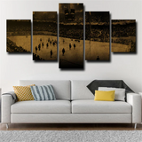 Arena TD Garden Boston Bruins NHL Hockey Sports 5 Piece Canvas Wall Art Painting Wallpaper Poster Picture Print Photo Decor