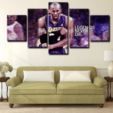 Legend Kobe Bryant Los Angeles Lakers NBA Basketball 5 Piece Canvas Wall Art Painting Wallpaper Poster Picture Print Photo Decor