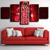 Thomas Muller Bayern Munich Forward Football Legend 5 Piece Canvas Wall Art Painting Wallpaper Poster Picture Print Photo Decor