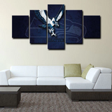 Seattle Seahawks NFL Football Team Logo Eagle 5 Piece Canvas Wall Art Painting Wallpaper Poster Picture Print Photo Decor