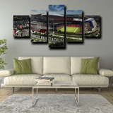 Los Angeles Rams Sports Team Field Stadium 5 Piece Canvas Wall Art Painting Wallpaper Poster Picture Print Photo Decor