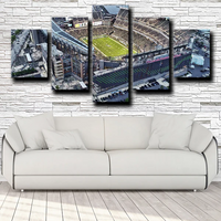 Philadelphia Eagles NFL Lincoln Financial Field Stadium 5 Piece Canvas Wall Art Painting Wallpaper Poster Picture Print Photo Decor
