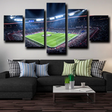 Allianz Arena Bayern Munich Football Team Stadium 5 Piece Canvas Wall Art Painting Wallpaper Poster Picture Print Photo Decor