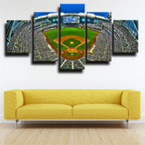 Milwaukee Brewers MLB Baseball Home Stadium 5 Piece Canvas Wall Art Painting Wallpaper Poster Picture Print Photo Decor