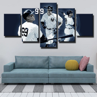 Aaron Judge Legend New York Yankees Slugger #99 5 Piece Canvas Wall Art Painting Wallpaper Poster Picture Print Photo Decor