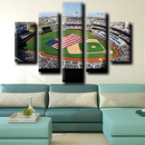 MLB San Diego Padres Baseball Team Field Stadium 5 Piece Canvas Wall Art Painting Wallpaper Poster Picture Print Photo Decor
